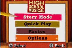 High School Musical Living the Dream screenshot 2 for GameBoy Advance
